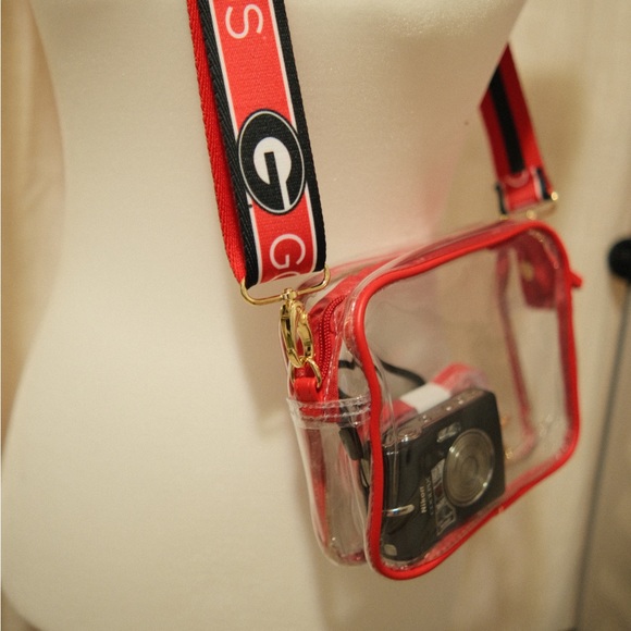 Georgia Bulldogs Gameday Clear Bag with Go Dawgs Strap - Picture 2 of 5